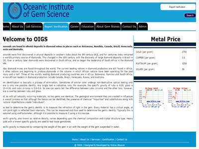 Oeanic Institute of Gem Science